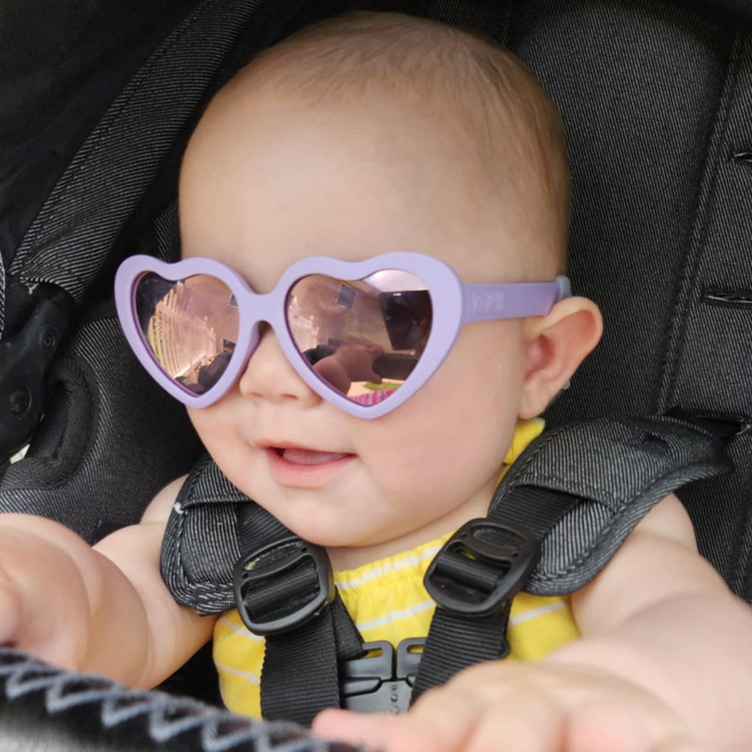 Heart Shaped Sunglasses for Babies & Kids | Unbreakable, Flexible Frames