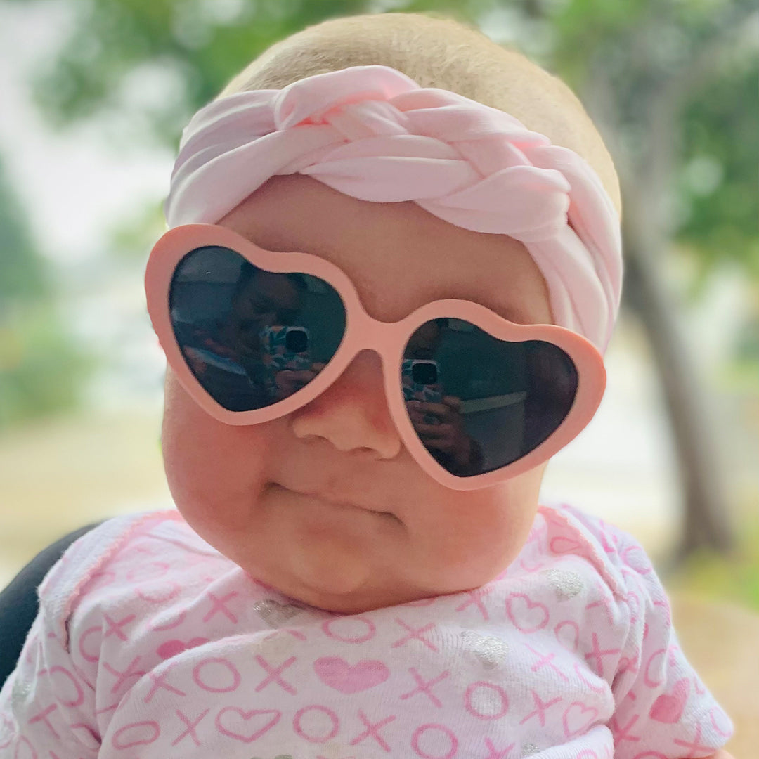 Heart for Babies | Pink Heart Sunglasses