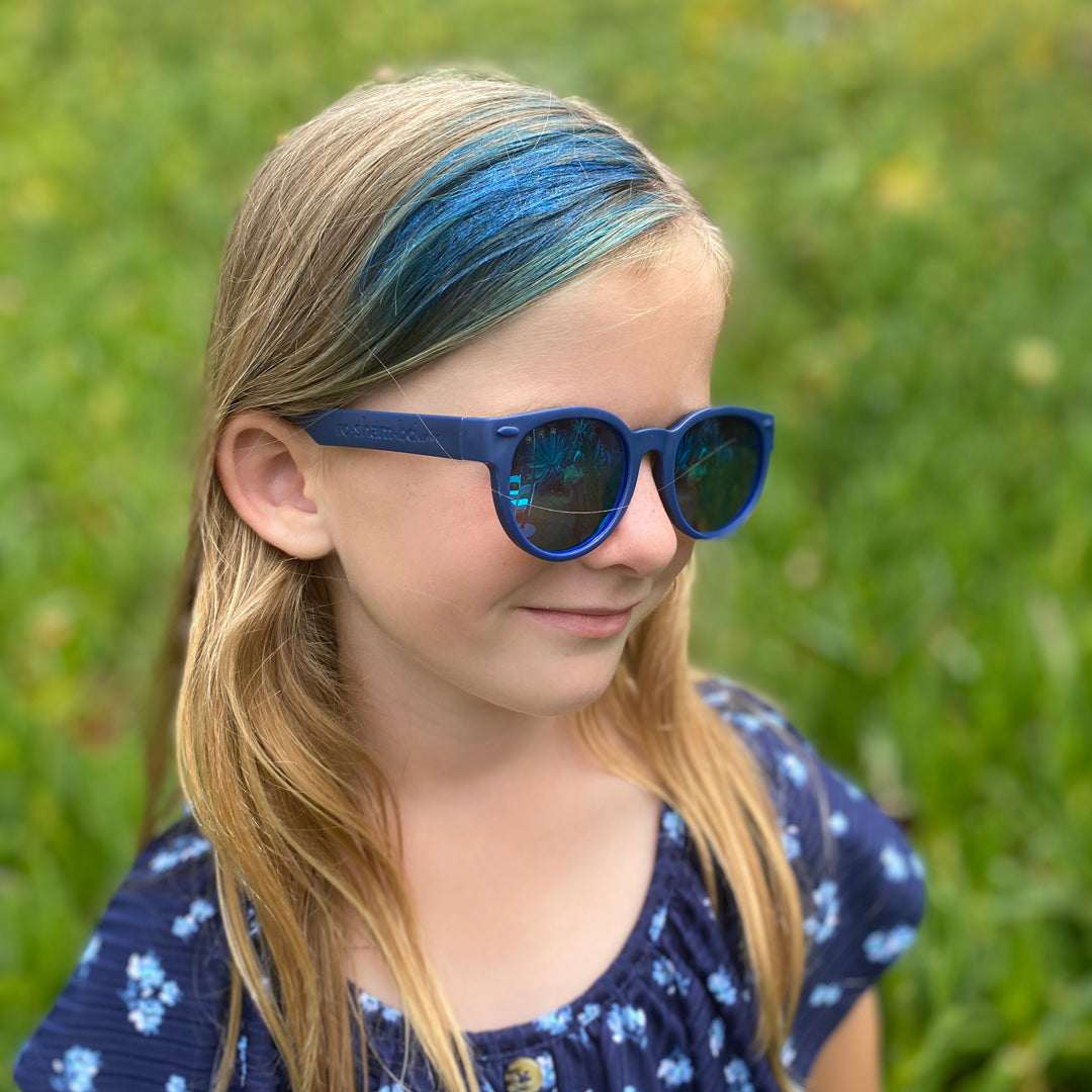 D Junior Sunglasses Navy Blue