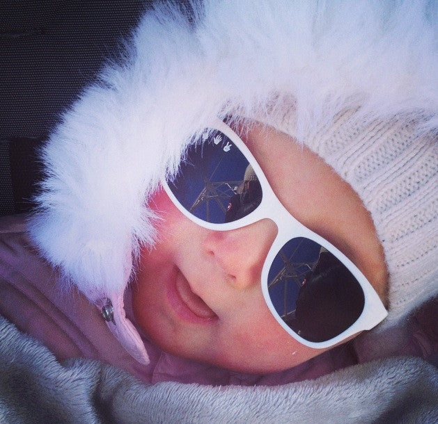 Winter Glare Can Be Tougher On Baby's Eyes than a Day at the Beach!