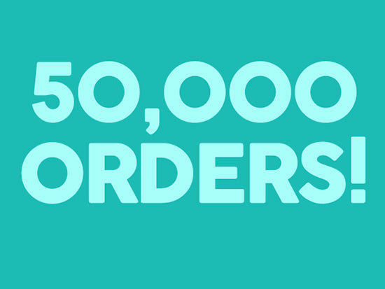 50,000th Customer Order Milestone for ro•sham•bo baby