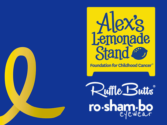 RuffleButts Swimwear & Roshambo Eyewear Partner to Raise Money for Alex’s Lemonade Stand Foundation for Childhood Cancer