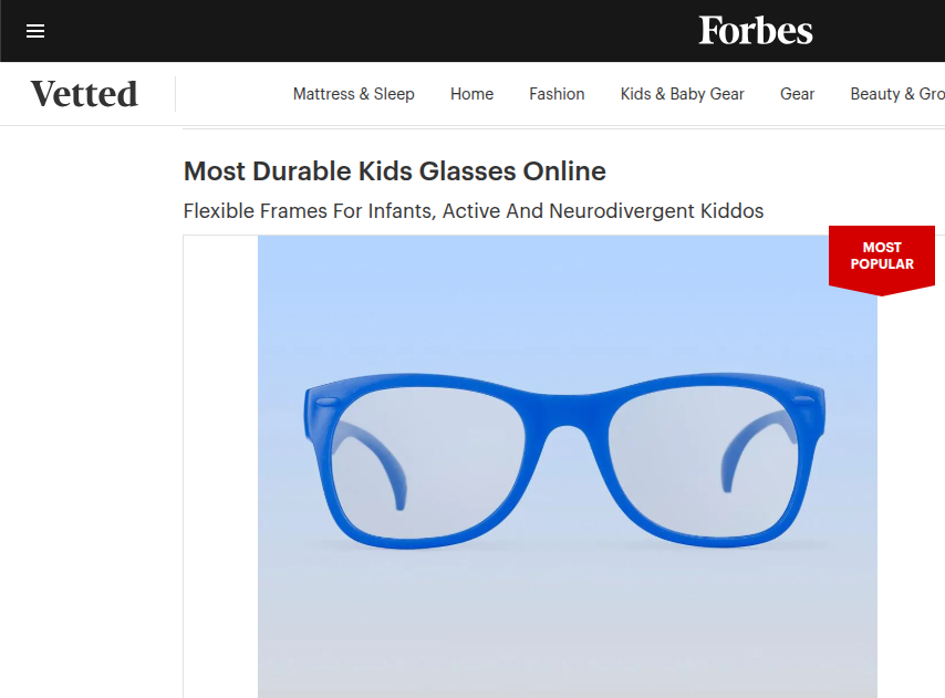 Forbes Magazine Recommends Roshambo Eyewear!