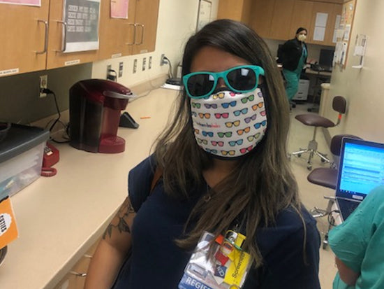 Roshambo Donates Sunglasses & Masks to Frontline Workers