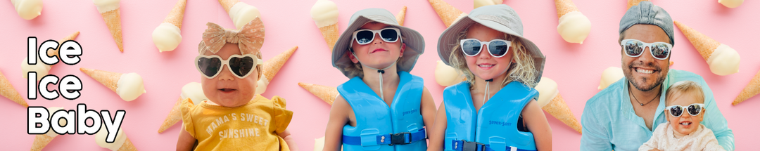 Ice, Ice Baby White Sunglasses