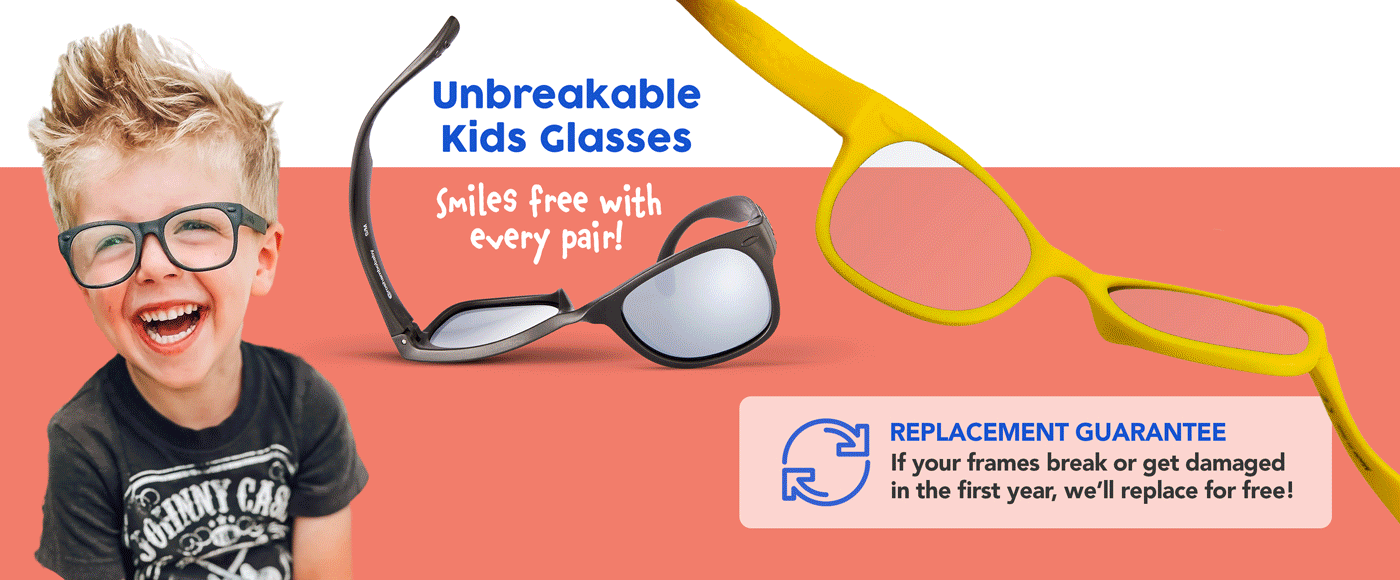 Kids Glasses with Replacement Guarantee