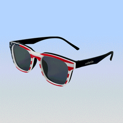 Pops Magnetic Snap-On Sunglasses | Youth Black