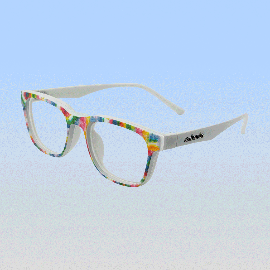 Pops Magnetic Snap-On Glasses | Youth White