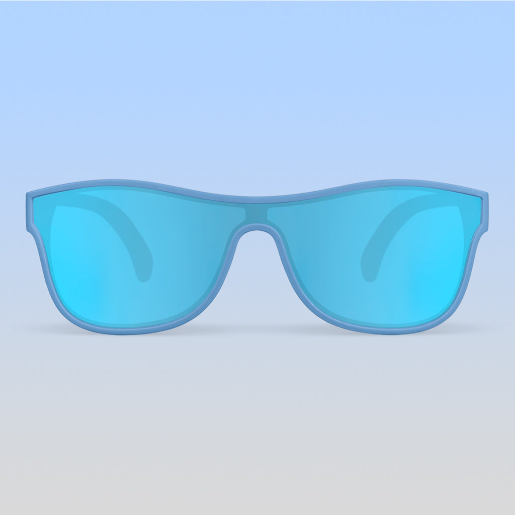 ★RECLOW★ RC SSUM SUNGLASS BLUE Cloudy Blue Single Shield Sunglasses | Giant Size Sunglasses