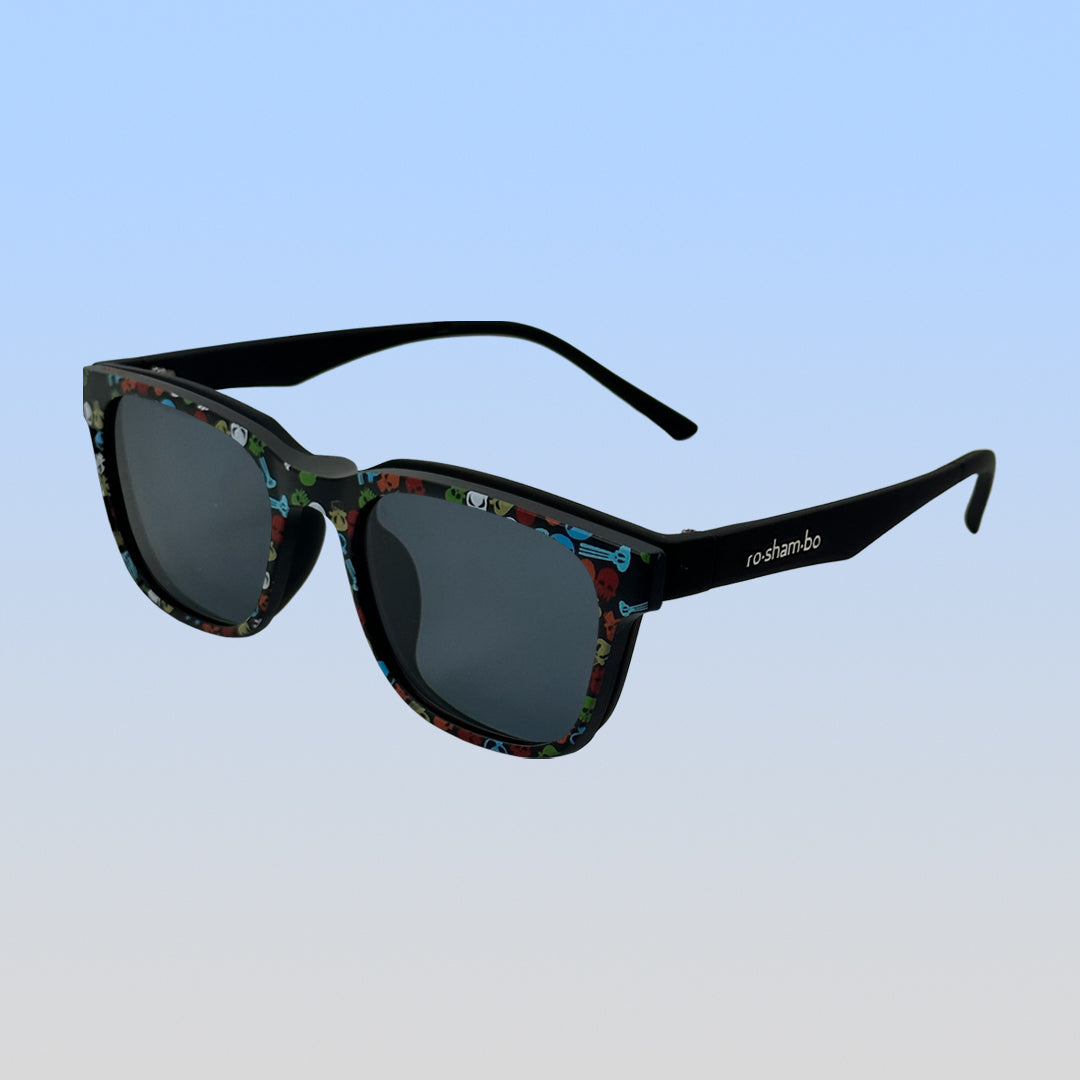 Lunettes de soleil magnétiques à clipser Pops | Jeunesse Noir