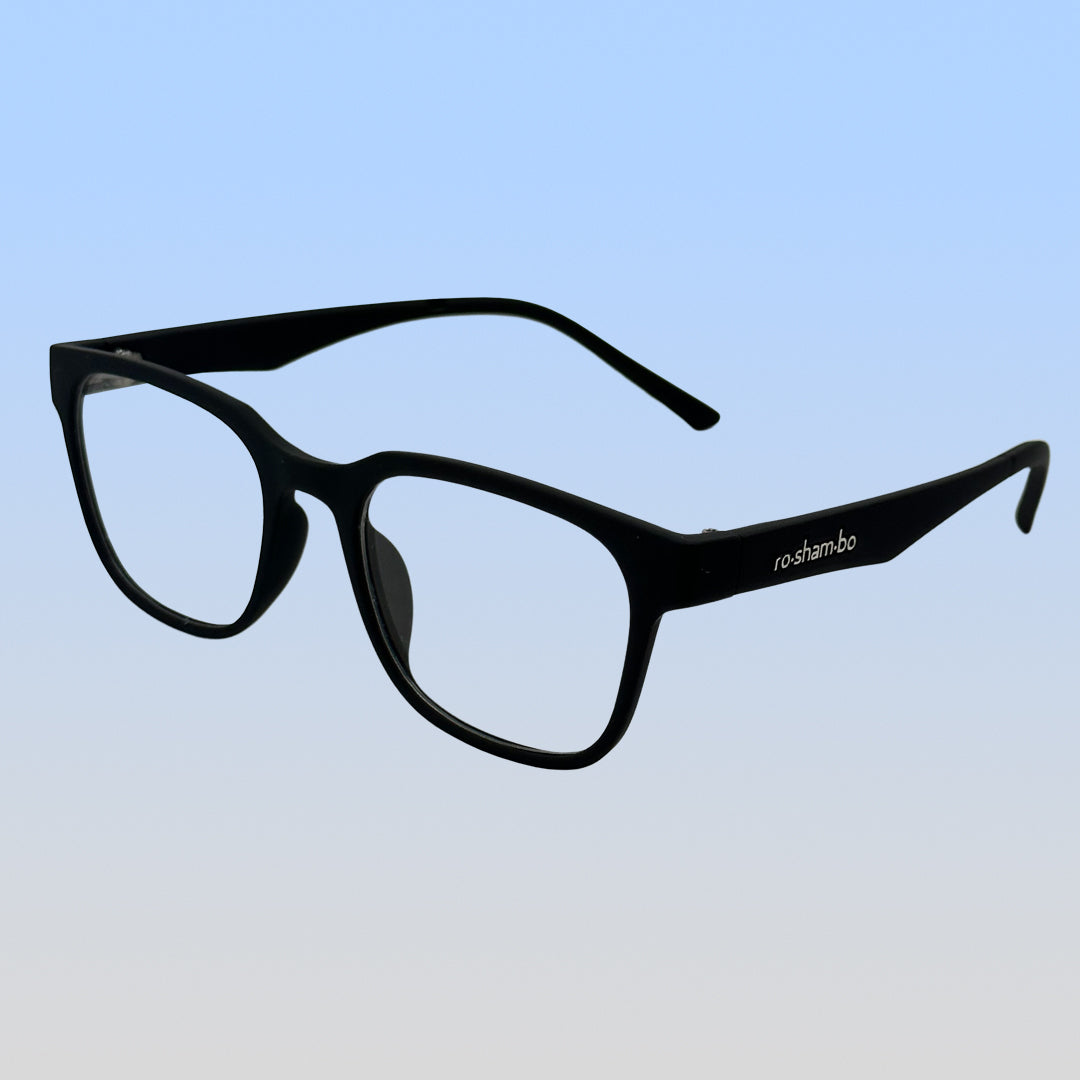 Pops Magnetic Snap-On Glasses | Youth Black