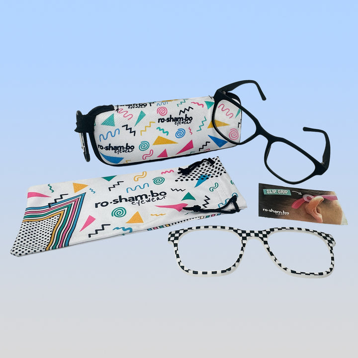 Pops Magnetic Snap-On Glasses | Youth Black