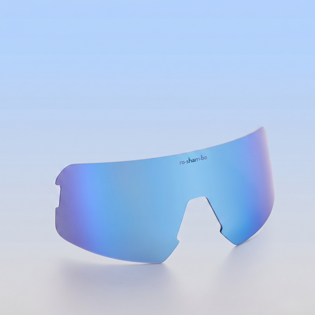 Mirrored Blue | Sports Wrap Lens