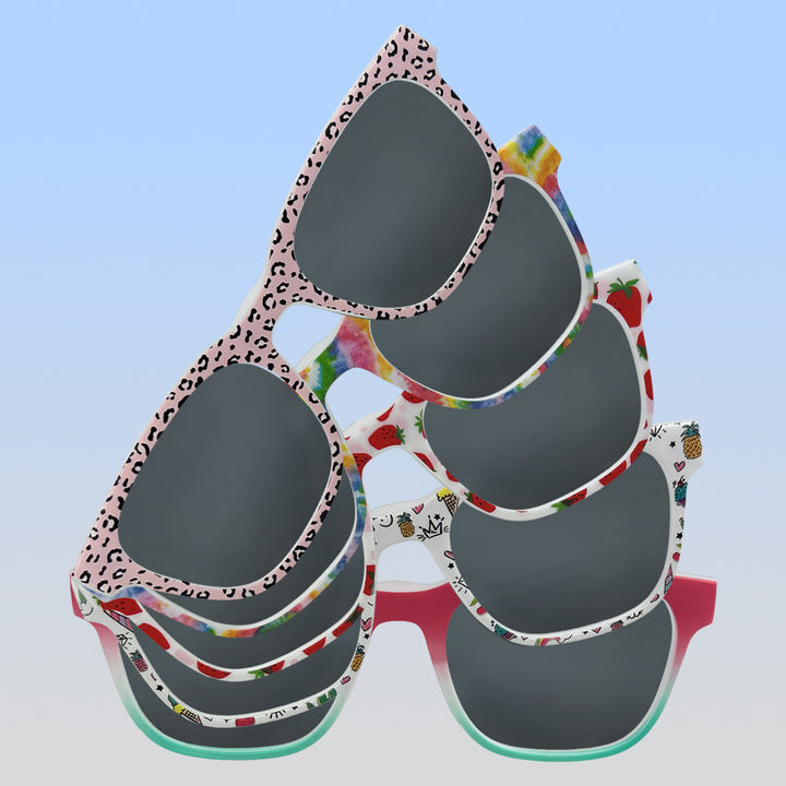 Lunettes de soleil magnétiques à clipser Pops | Jeunesse Noir