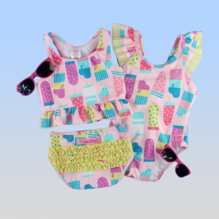 RuffleButts Girls Swimwear