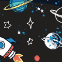Course à l'espace | Haut Pop