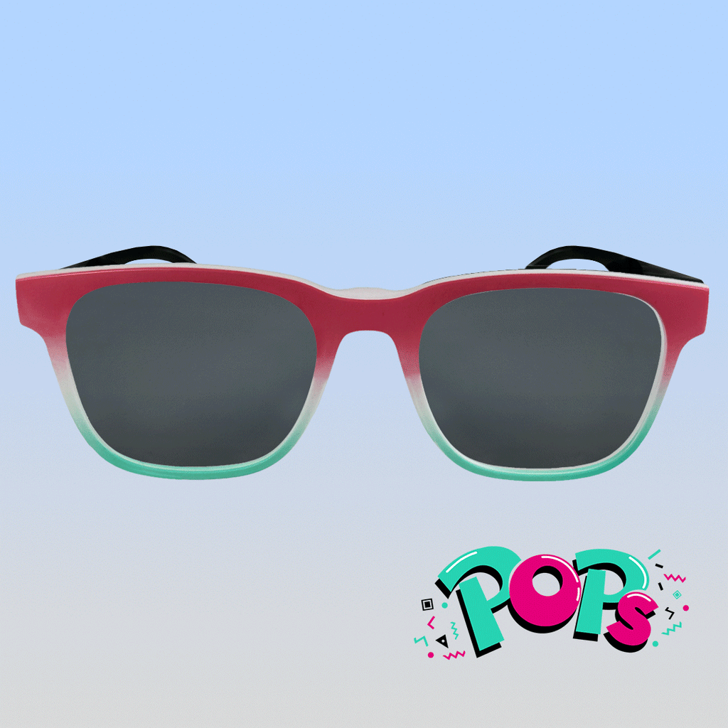 Sun Top Polarized Sunglasses Frame Sunrise Gradient Sunglasses