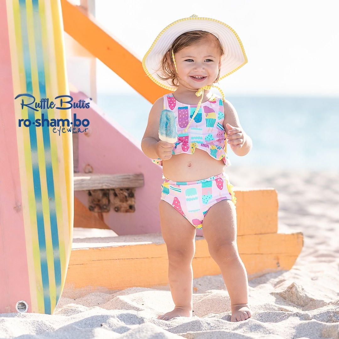 RuffleButts Girls Swimwear