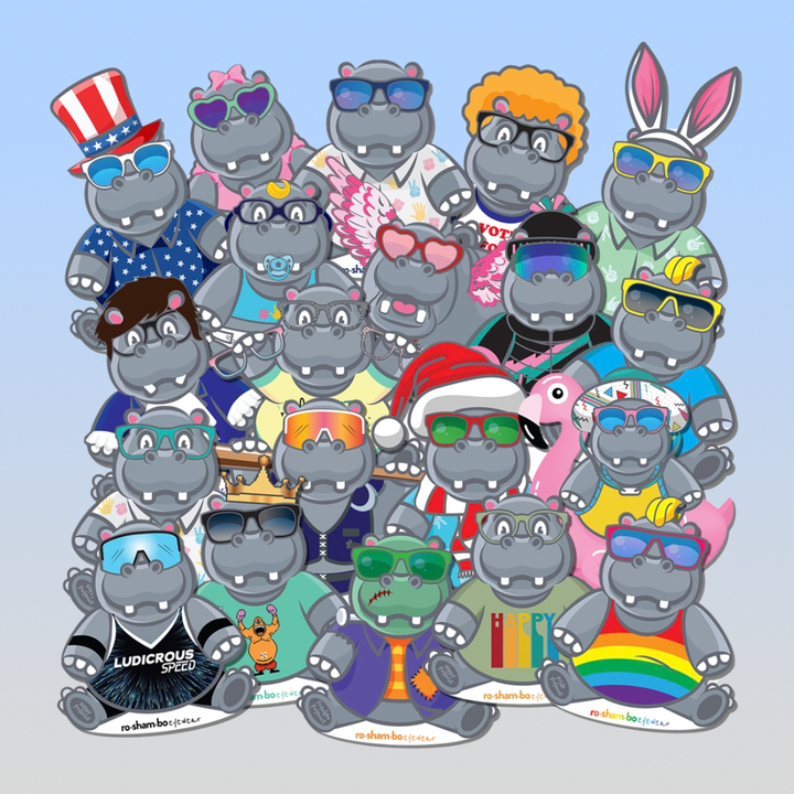 Happy Potamus Sticker Pack