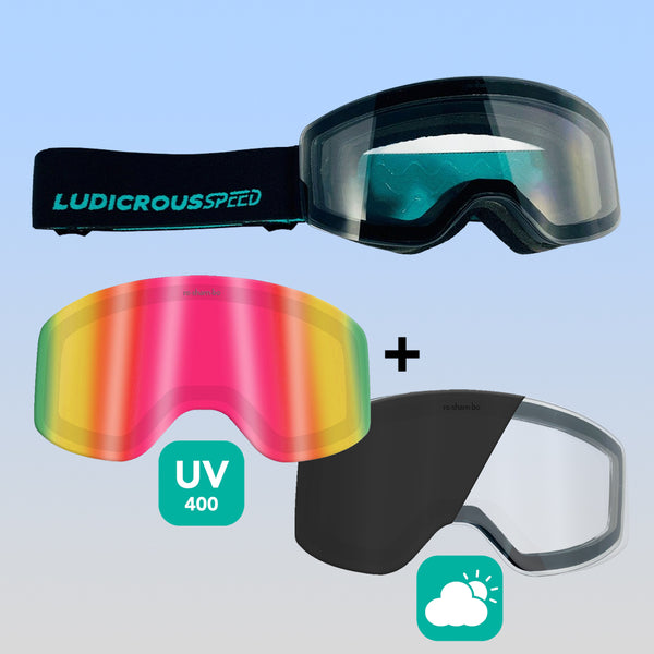 Ludicrous Speed Snow Goggles Set | Youth