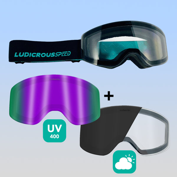 Ludicrous Speed Snow Goggles Set | Youth