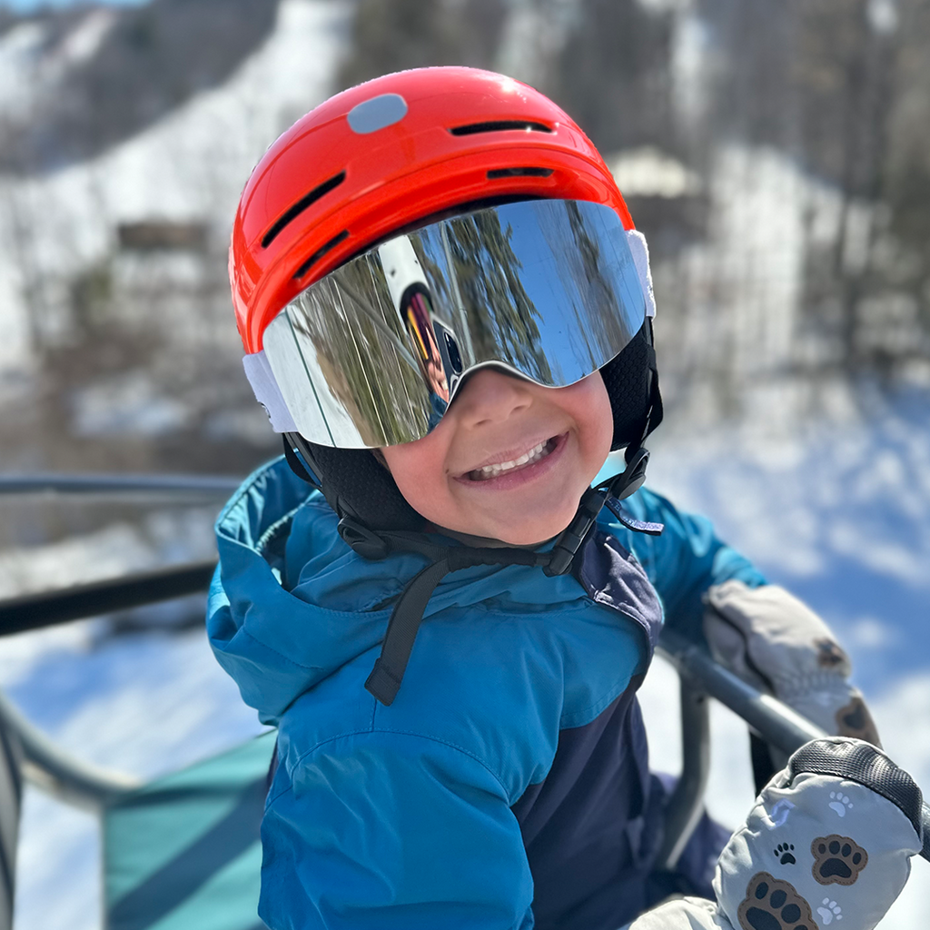 Polarized top snowboard goggles