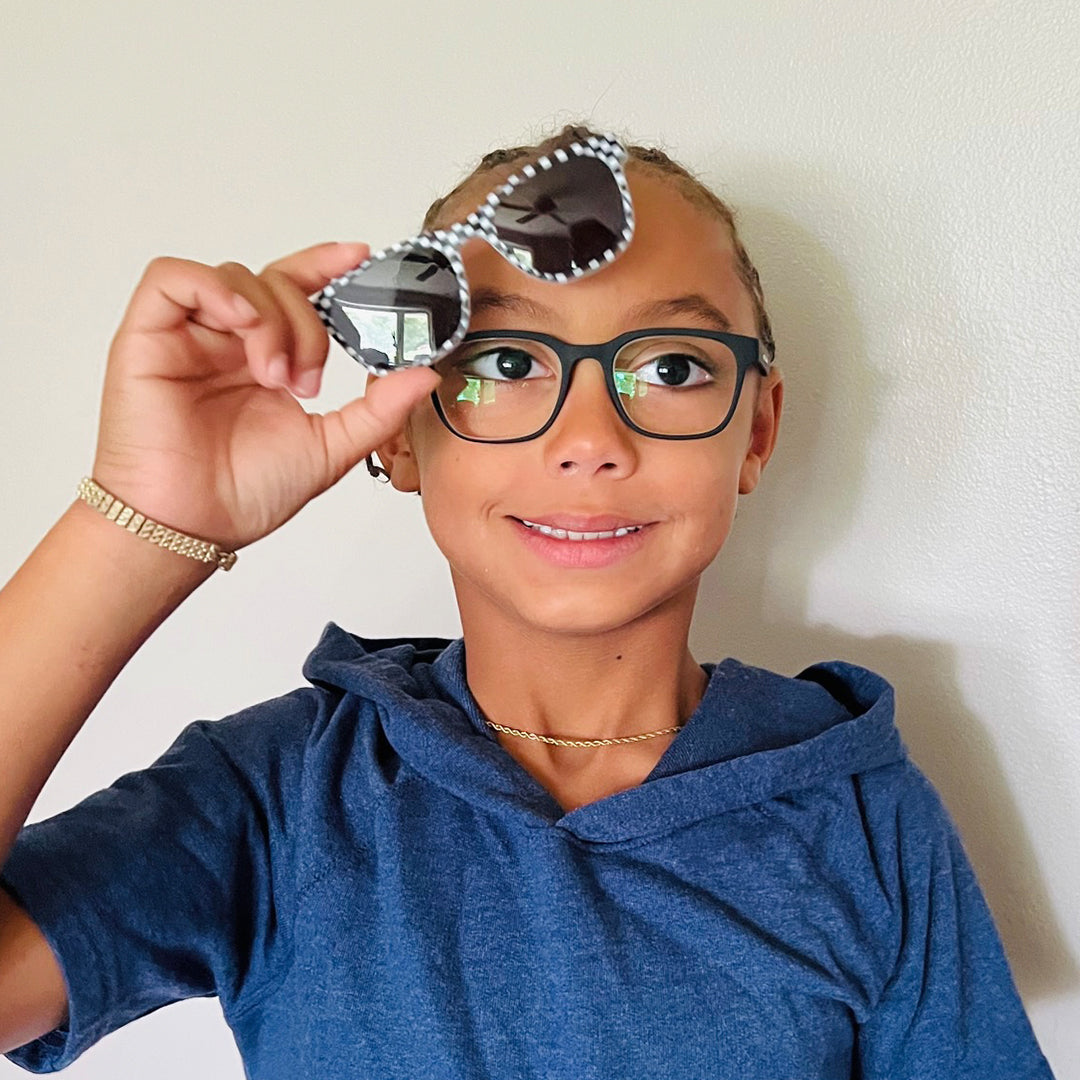 Lunettes de soleil magnétiques à clipser Pops | Jeunesse Noir