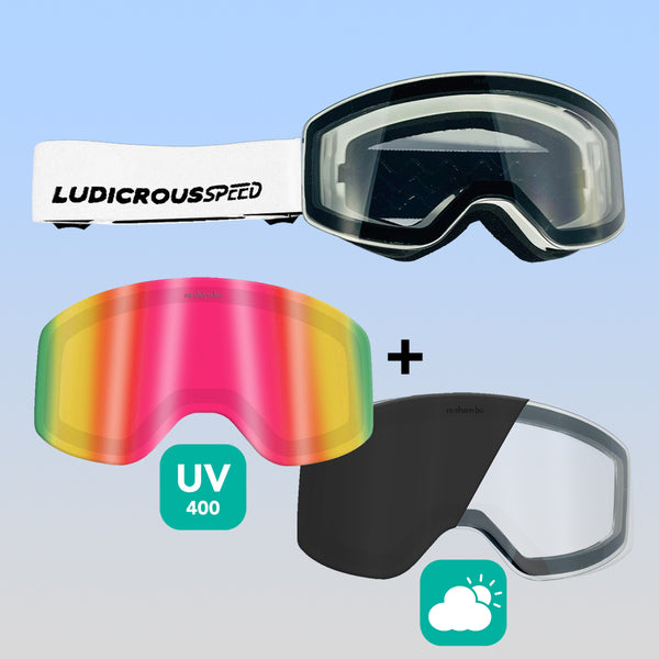 Ludicrous Speed Snow Goggles Set | Youth