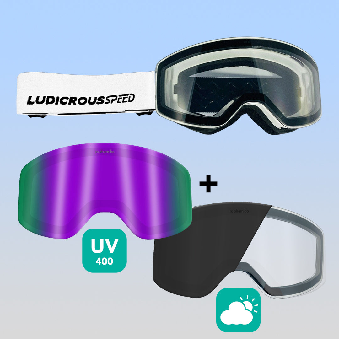 Magnetic Interchangeable Snow Goggles | Polarized Goggles for Kids