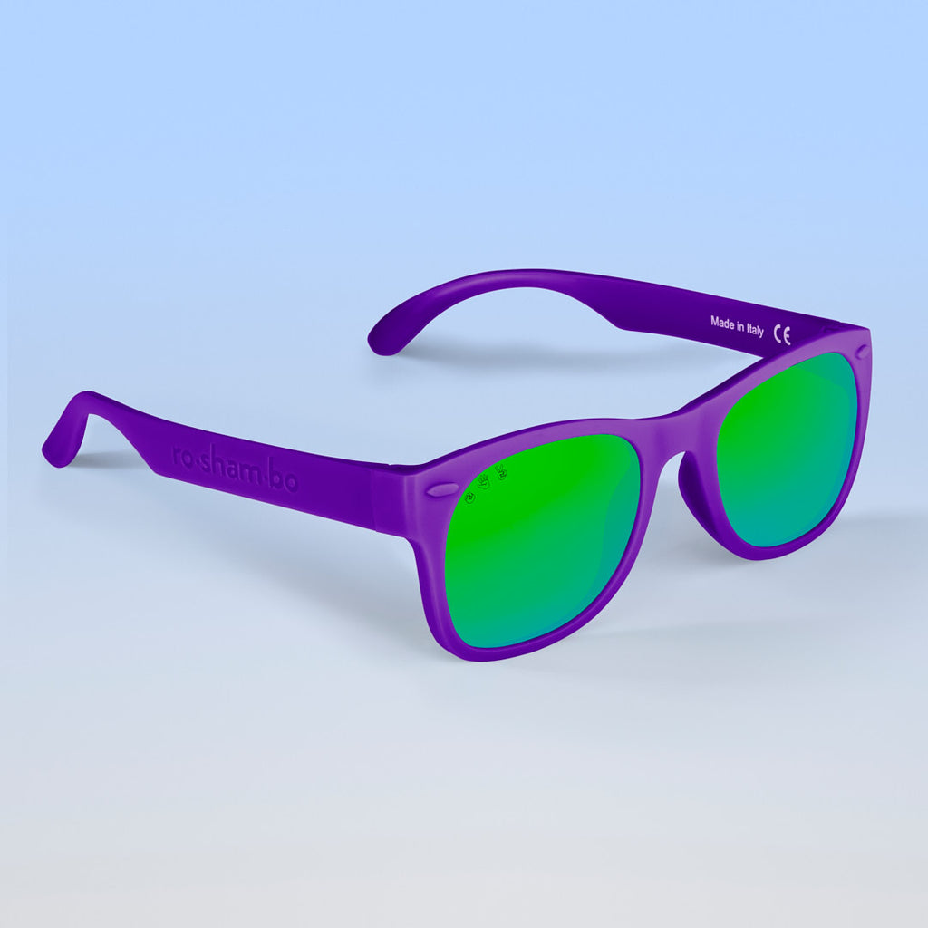 Green and purple sunglasses top