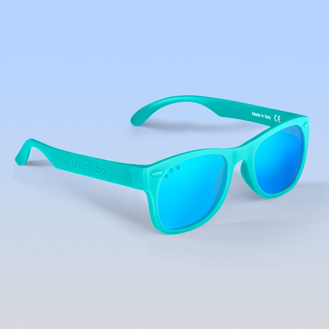 Goonies Teal Sunglasses for Kids | Mint Green Sunglasses – ro•sham