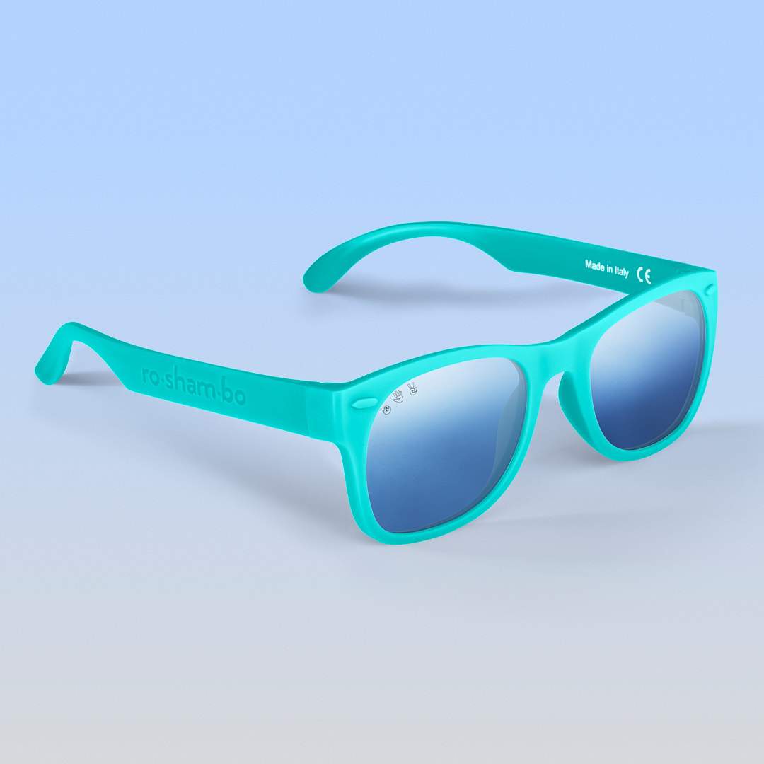 Goonies Teal Sunglasses for Kids | Mint Green Sunglasses – ro•sham