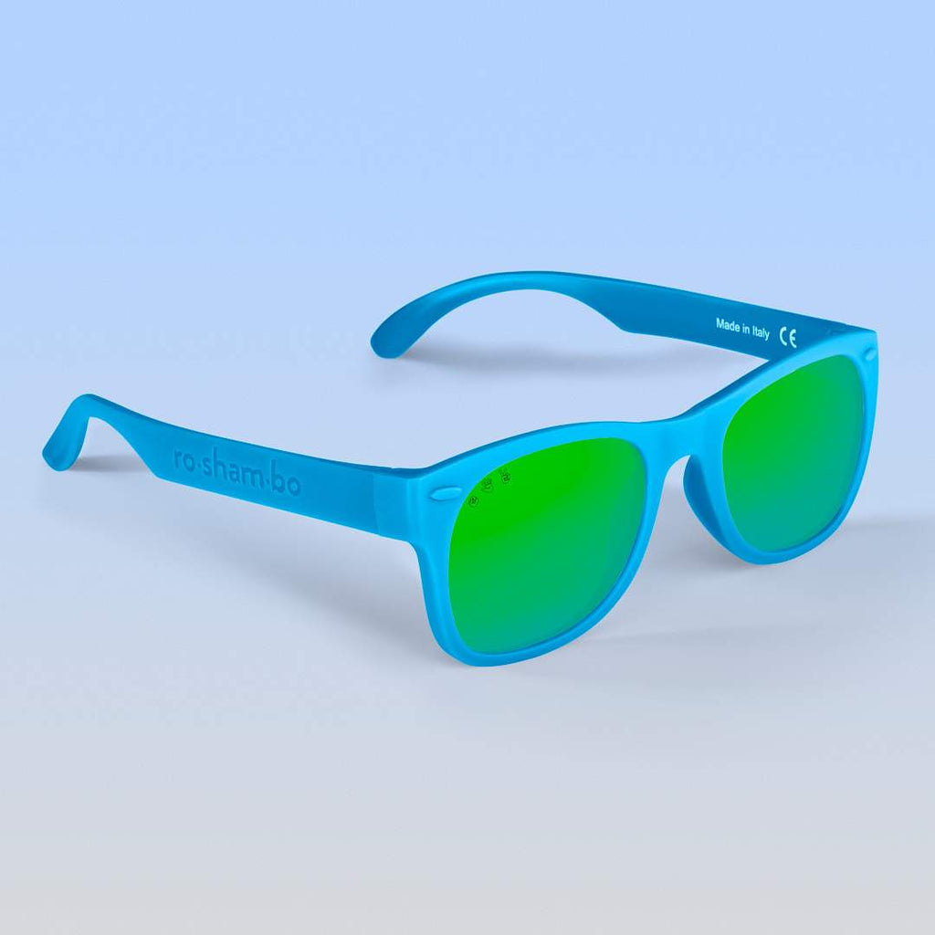 Flexible Blue Toddler Sunglasses ro sham bo eyewear