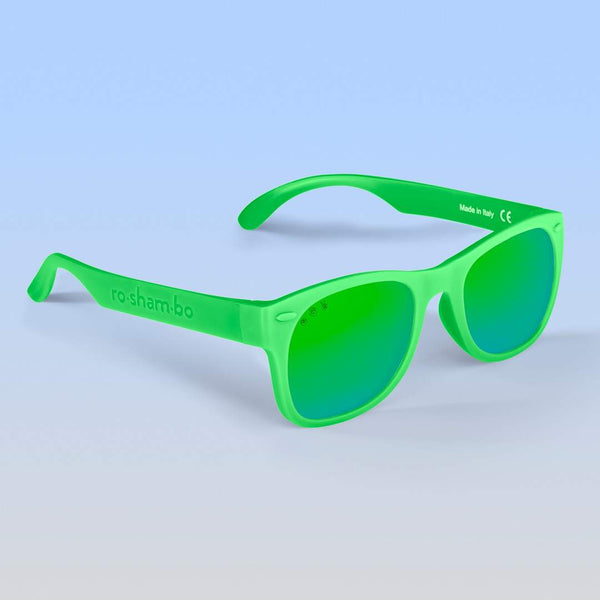 Slimer bright green adult shades - ro•sham•bo baby sunglasses