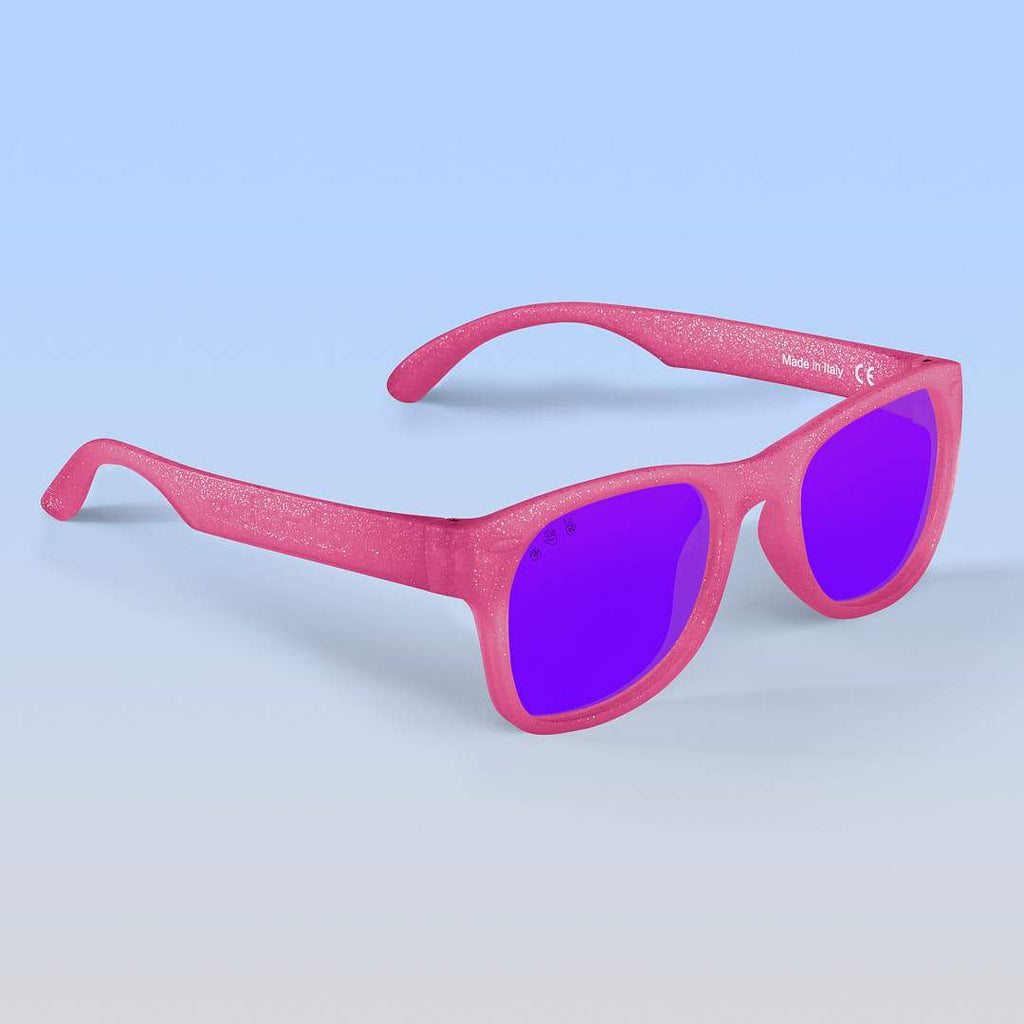 Kelly Kapowski Glitter Shades | Hot Pink Flexible Sunglasses