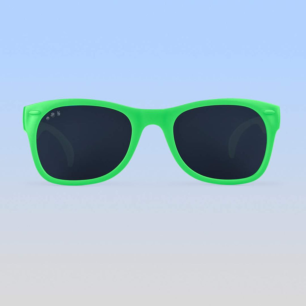 Green Retro Toddler Sunglasses Lime Green Glasses