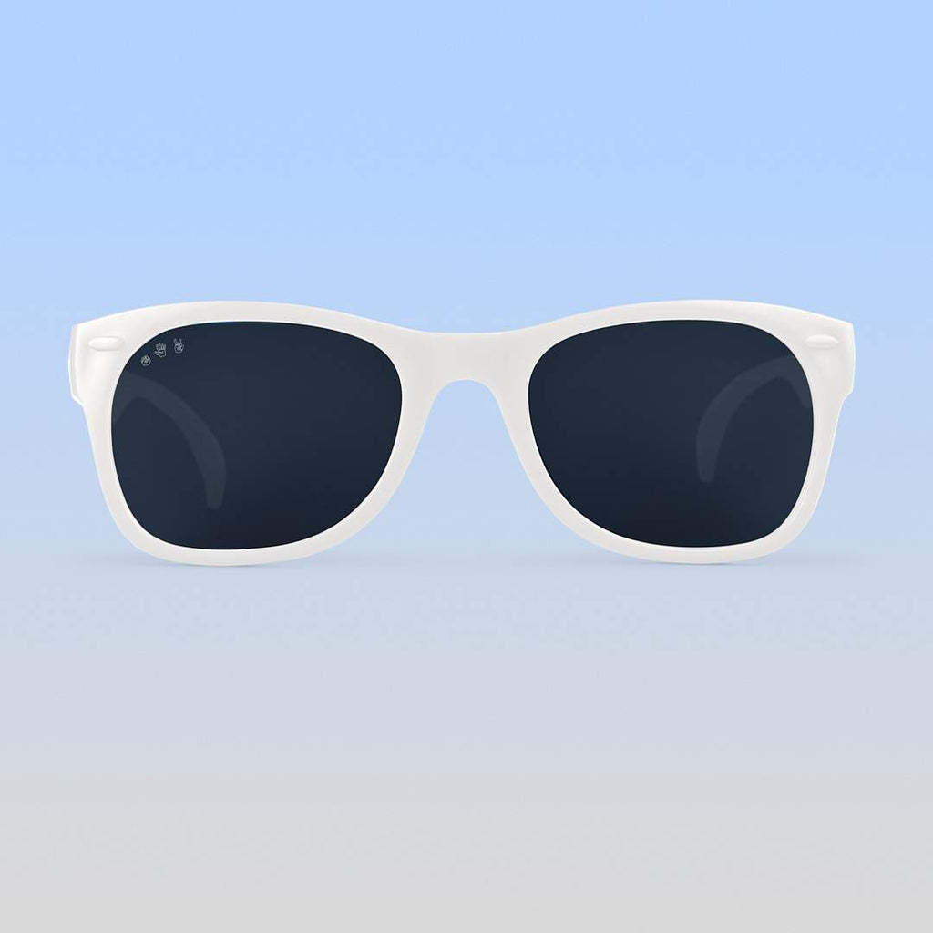 White frame wayfarer top sunglasses