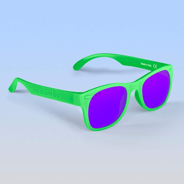 slimer bright green junior shades - ro•sham•bo baby sunglasses