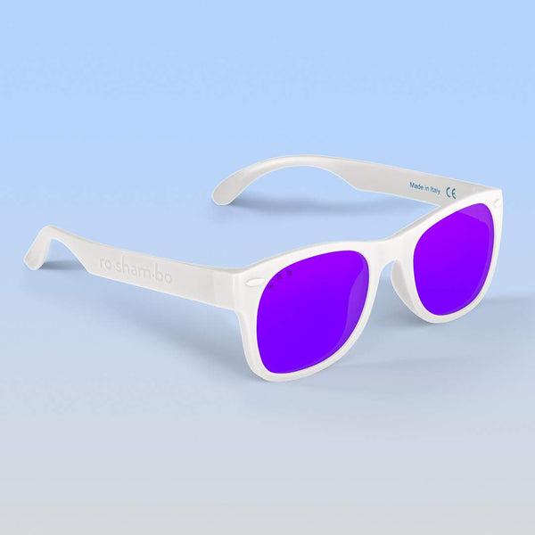 ice ice baby white junior shades - ro•sham•bo baby sunglasses