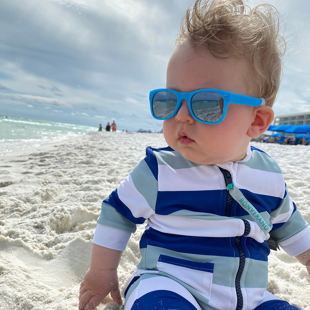 Zack Morris Sunglasses | Bright Blue Baby Sunglasses – ro•sham•bo