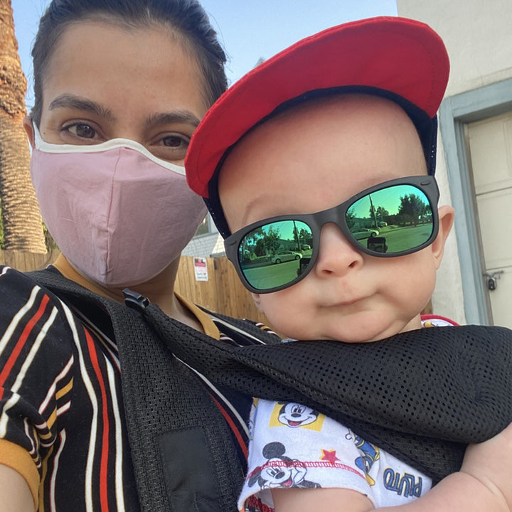 Ensemble de lentilles de remplacement vertes miroir | Carré