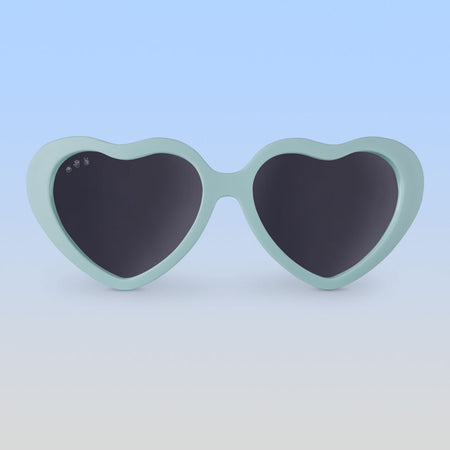 Heart Shaped Sunglasses for Girls Aqua Heart Sunglasses