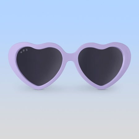 Heart Shaped Sunglasses for Toddlers Lilac Color Heart Sunglasses