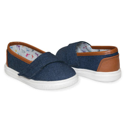 Denim "Baby Steps" Shoes - ro•sham•bo baby sunglasses