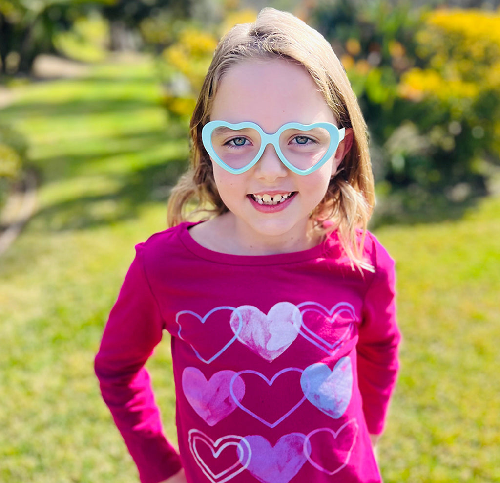 Kids heart glasses shop