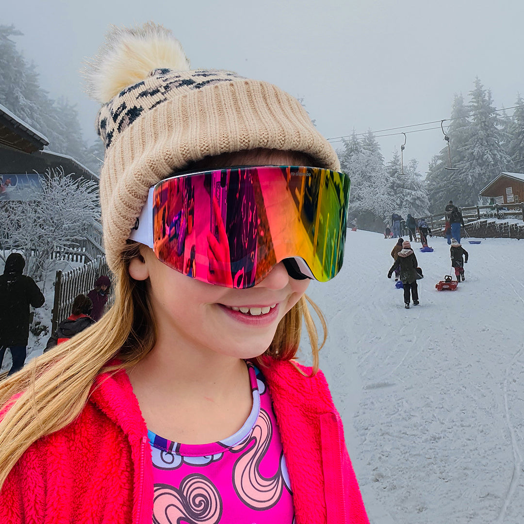 Verres de lunettes de neige polarisés uniquement