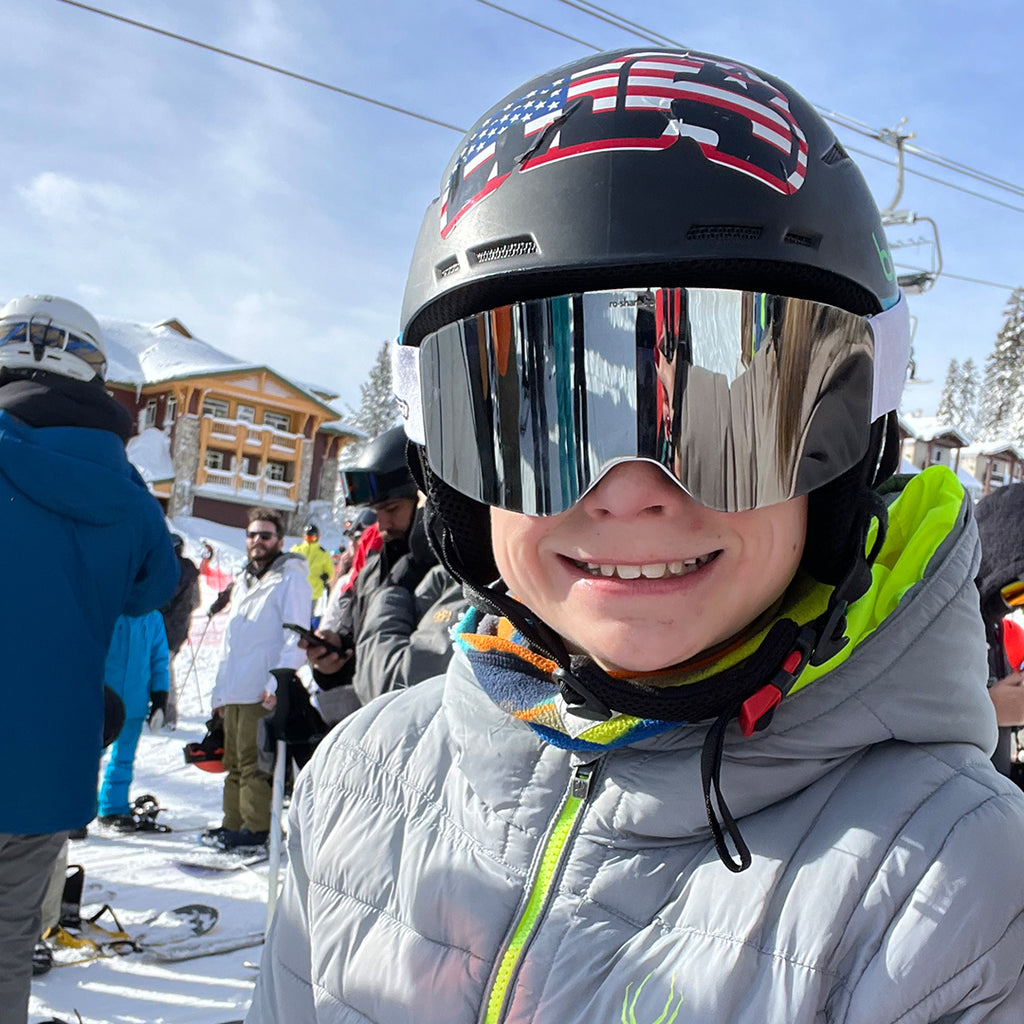 Lentes polarizadas para gafas de nieve únicamente.