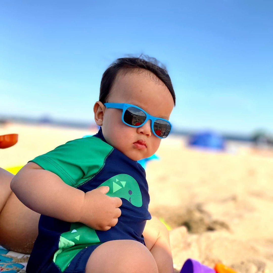 Flexible Blue Toddler Sunglasses | ro∙sham∙bo eyewear – ro•sham