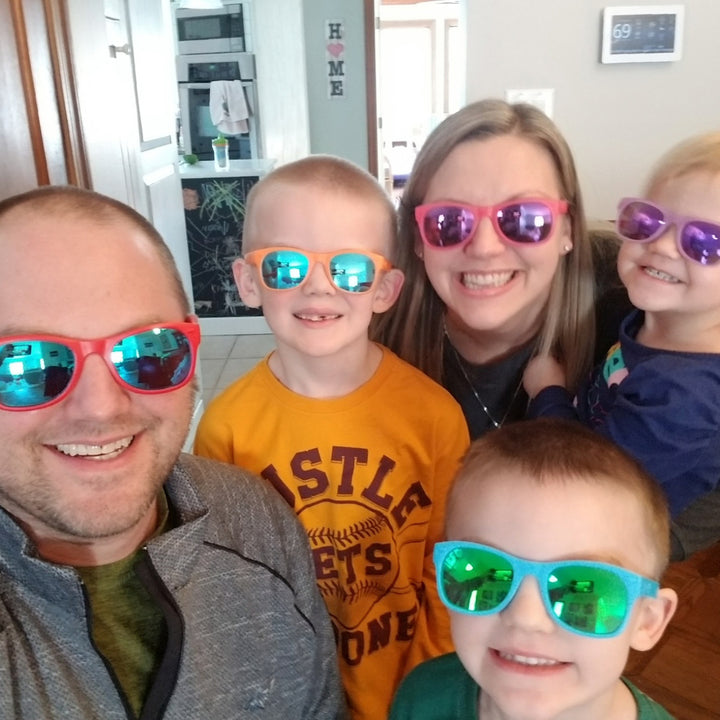 Ensemble de lentilles de remplacement vertes miroir | Carré