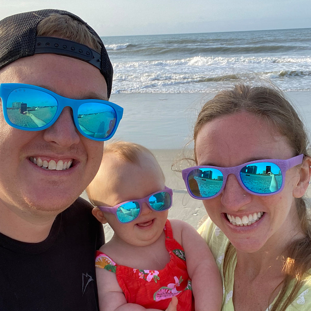 Blue Shades Glasses | Polarized Blue Sunglasses